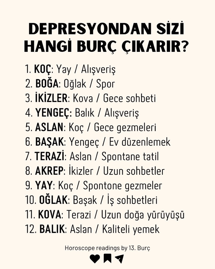 Depresyondan Sizi Hangi Burç Çıkarır?