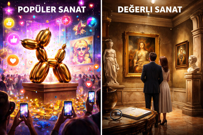 Popüler olan sanat ile değerli sanat her zaman aynı şey midir?