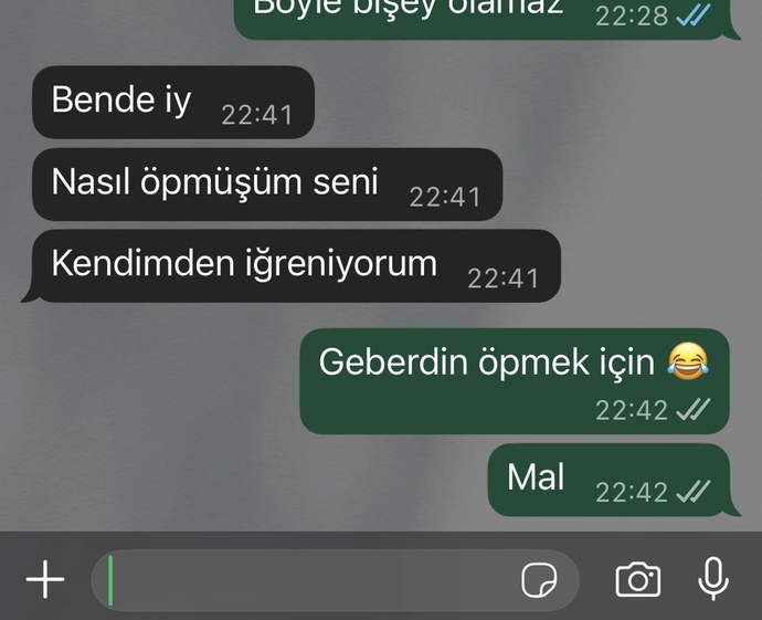 Eski sevgilim neden bu kadar nefret dolu nalaka?