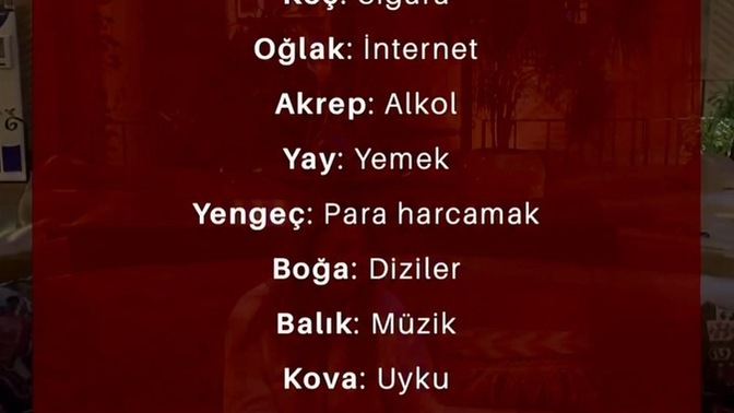 En büyük bağımlılığın ne, onsuz asla yapamam dediğin şey ne?