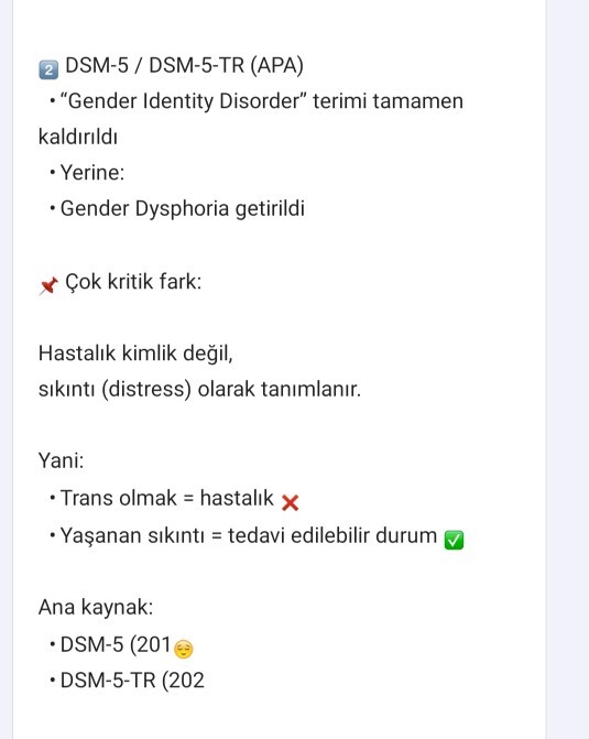 Bazı bireylerin de deyimiyle translık ruhsal bi hastalıksa DSM ve ICD neden öyle demiyor?