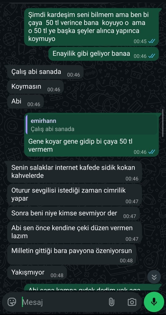 Arkadaşlar haklımıyım ya?