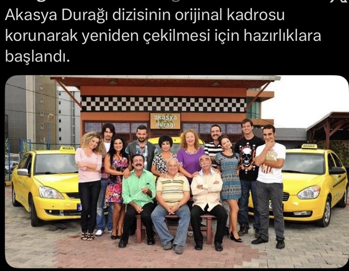 Akasya durağı tekrar başlayacakmış sizde seyreder misiniz?