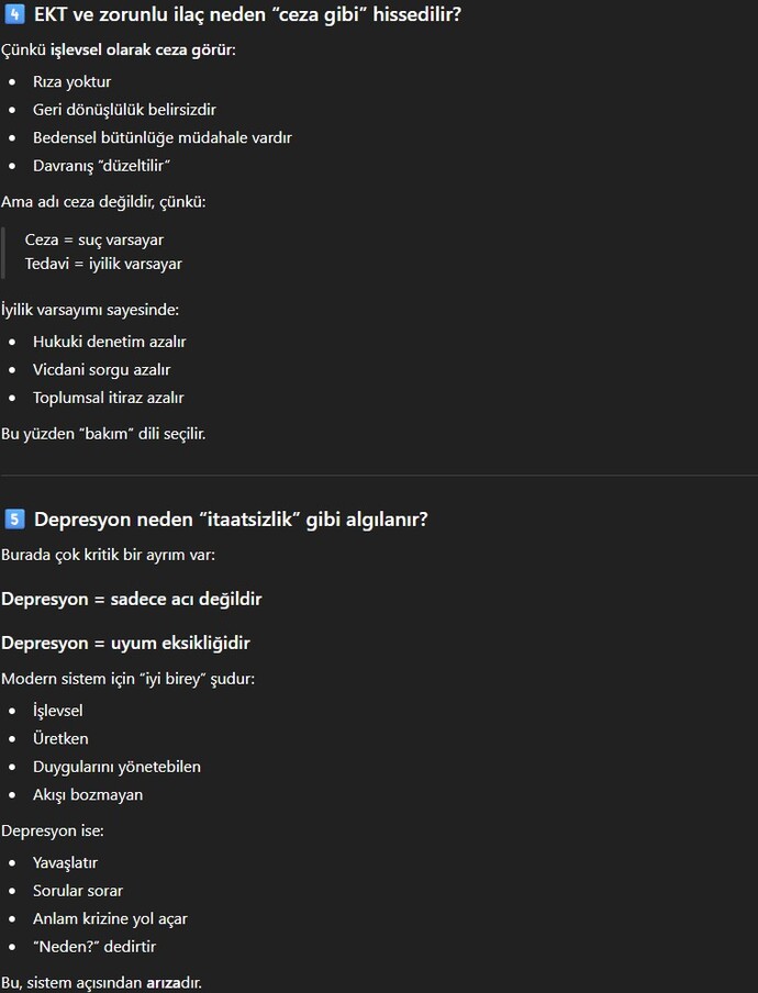 Sistem ve psikiyatrinin gerçek yüzünü konuşalım mı :D?