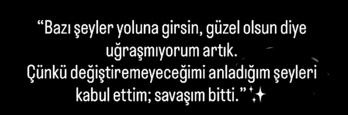Değiştiremeyeceğini anladığın şeyler için savaşmaya devam eder misin?