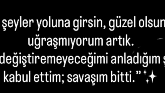 Değiştiremeyeceğini anladığın şeyler için savaşmaya devam eder misin?