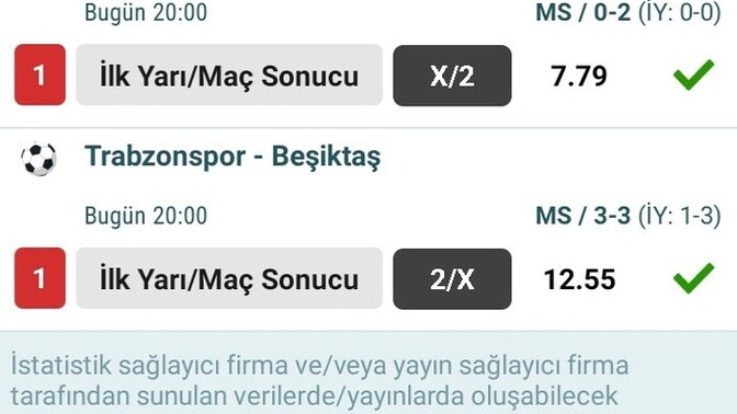 İddia oynuyor musunuz?