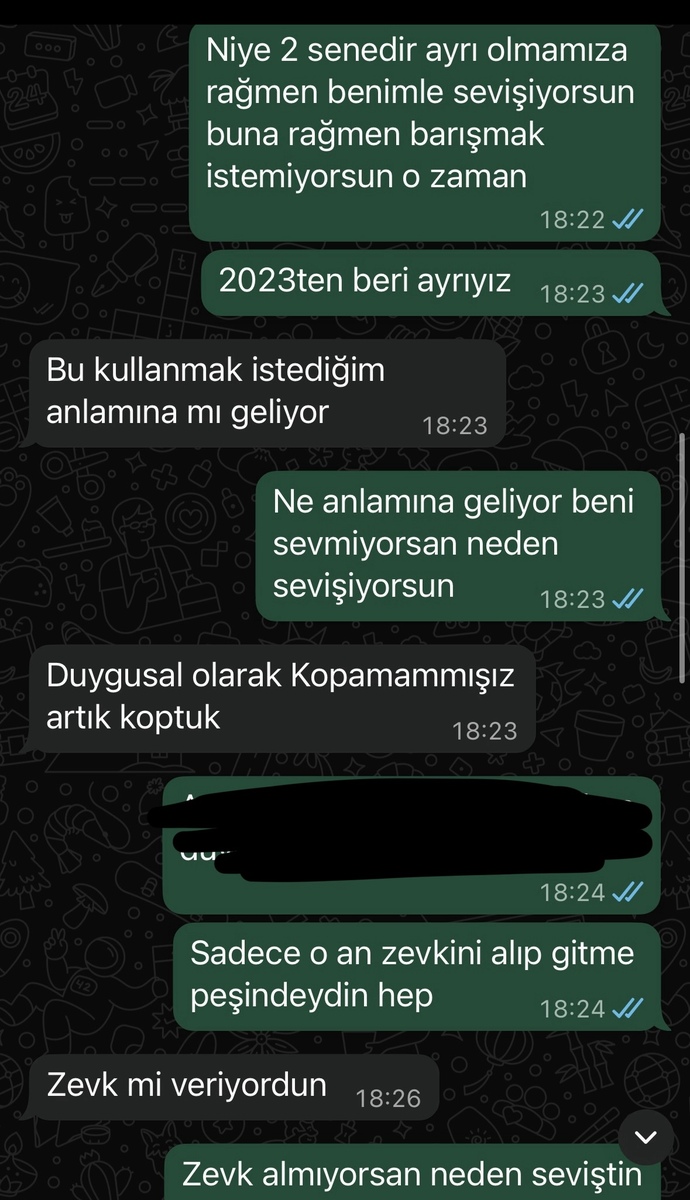 Eski sevgilim sadece yakınlaşmak mi istiyor?
