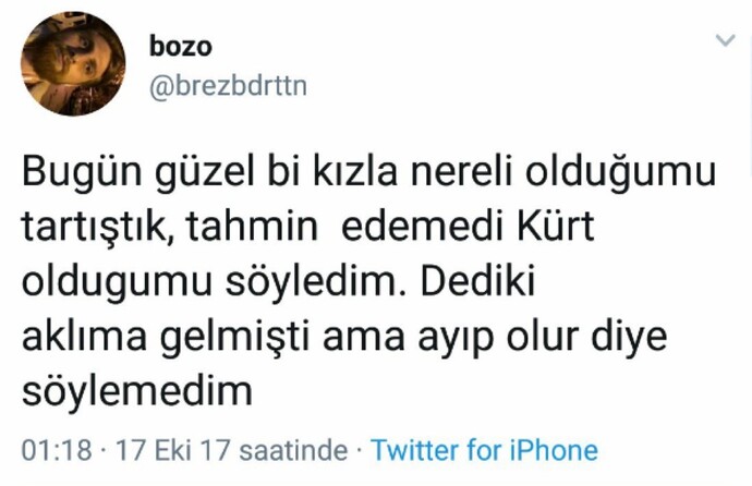 Irkınız yüzünden olumsuz bir durum yaşadınız mı?