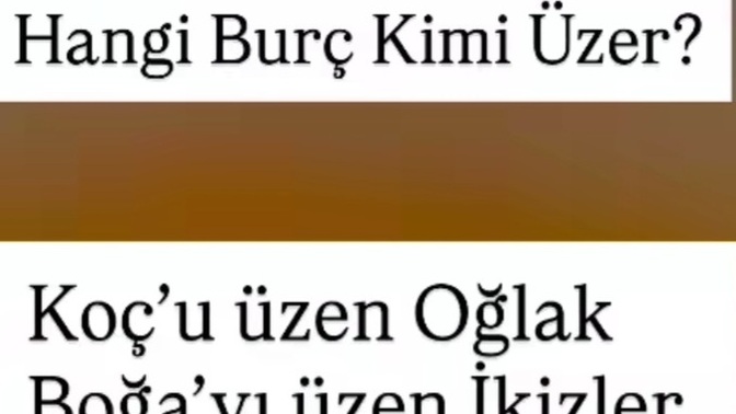 Hangi burç kimi üzer?