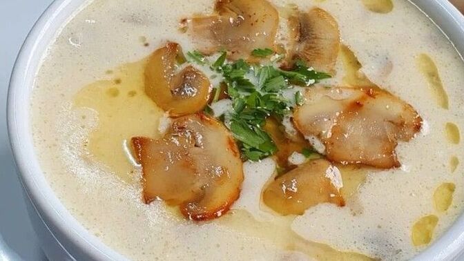 Kremalı mantar çorbası sever misiniz?