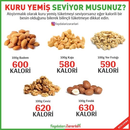Kuru yemiş sever misiniz?