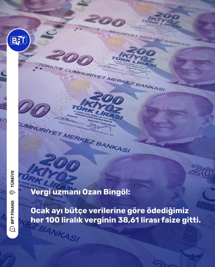 Ödediğimiz vergilerin %40’ı faize gidiyor. Buna sebep olana ne demek istersiniz?