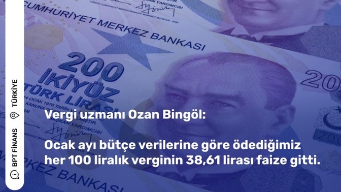 Ödediğimiz vergilerin %40’ı faize gidiyor. Buna sebep olana ne demek istersiniz?