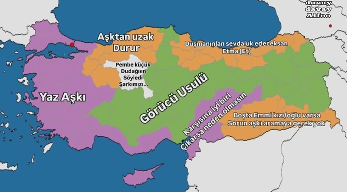 Memleketinin aşk hakkındaki düşüncesi nedir?