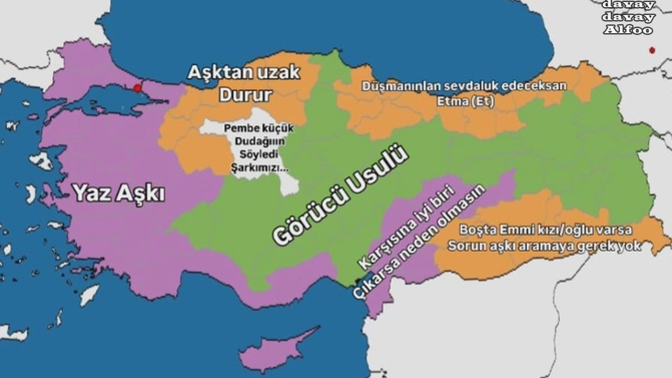 Memleketinin aşk hakkındaki düşüncesi nedir?