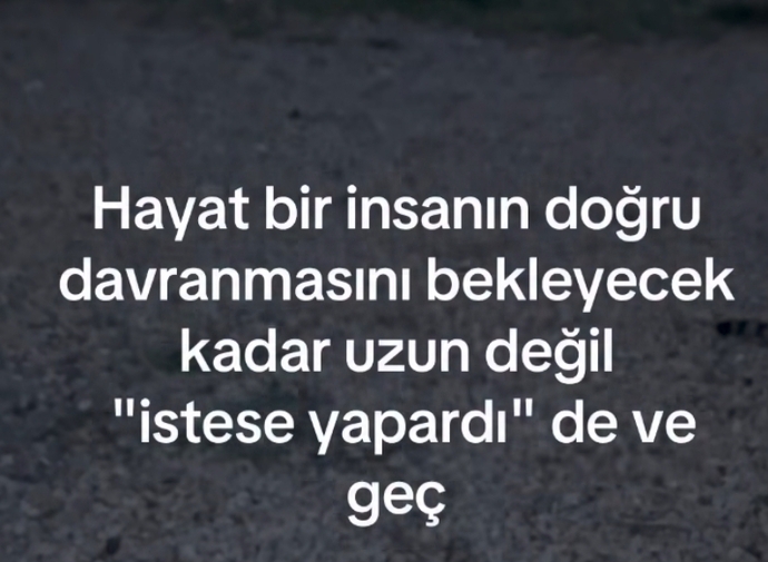 İstese yapar mıydı?