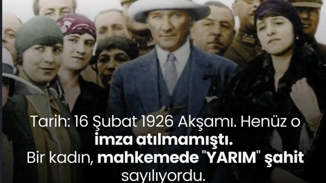 Bugün Türk Medeni Kanunu’nun 🇹🇷 100. Yıl dönümü olduğunu biliyor muydunuz?