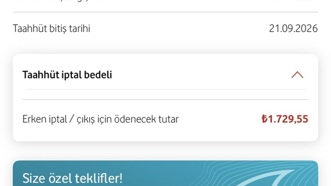 Faturalı hattımı kapattırırsam ne kadar öderim fotoğraftaki tutarımı?