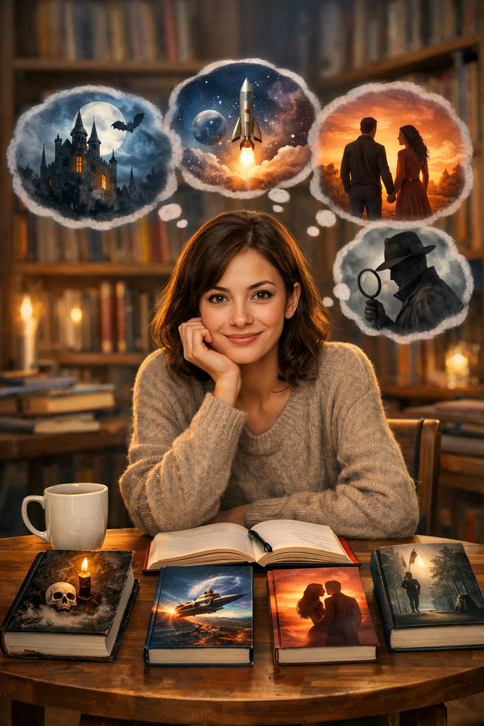 Türünü söyleyin kitap önerisinde bulunayım ister misiniz?