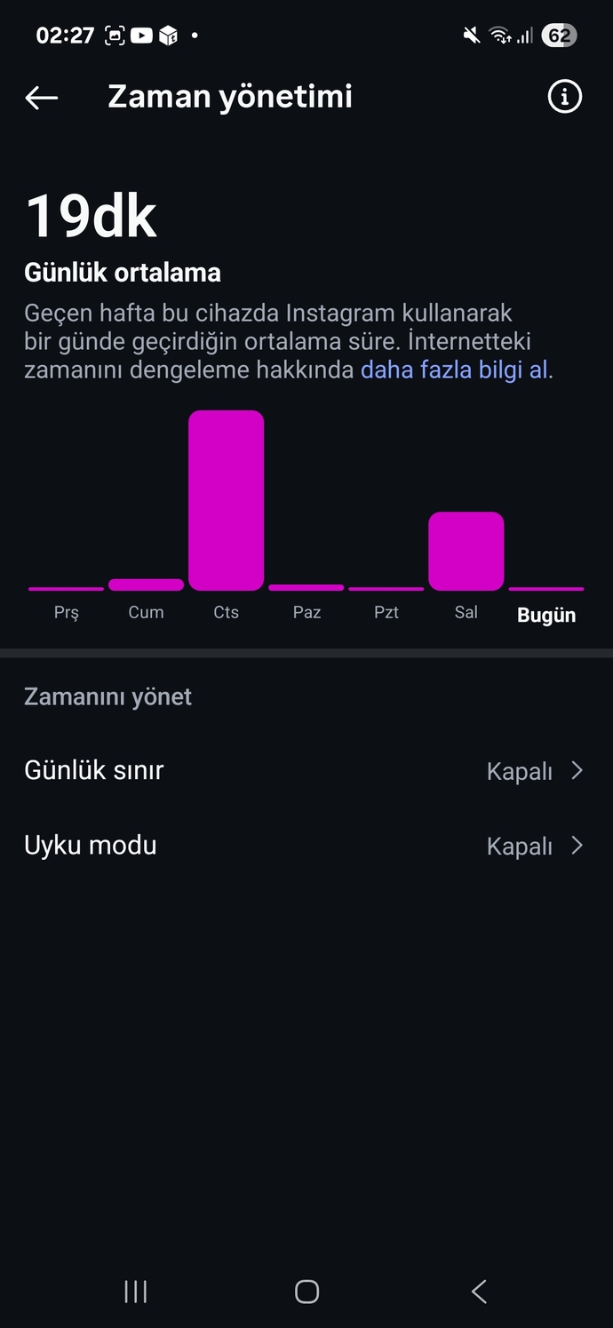 Ekran süreniz (instegram) kaç gerçekçi olun lütfen benim 7 saat?