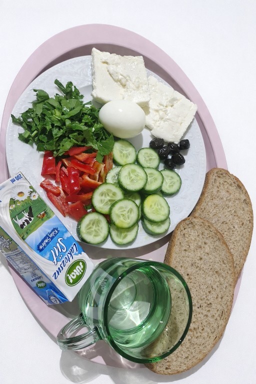 Diyet kahvaltım nasıl, güzel mi?