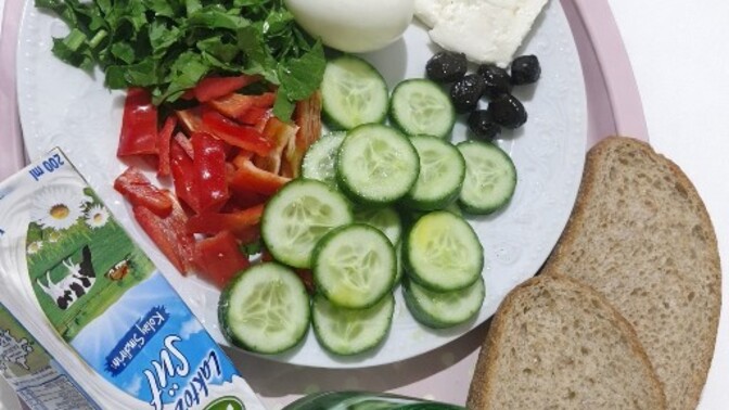 Diyet kahvaltım nasıl, güzel mi?