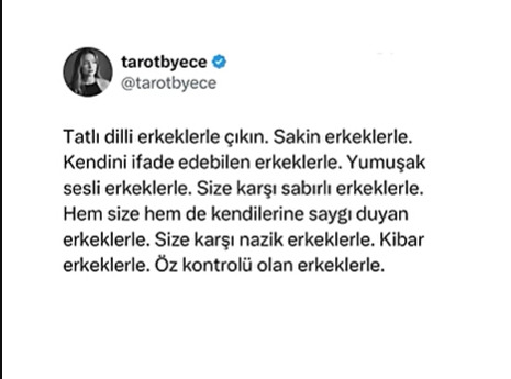 Bu hanımefendi ne kadar doğru söylemiş değil mi?