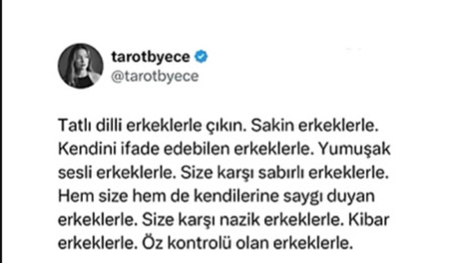 Bu hanımefendi ne kadar doğru söylemiş değil mi?