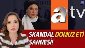 ATV’nin “Aynı Yağmur Altında” adlı dizisinde, Müslüman bir aileye akşam yemeğinde domuz eti ikram edildiği sahnede amaç nedir?