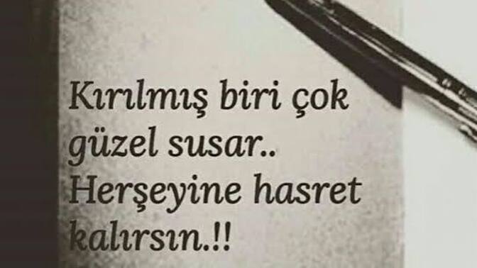 Suskunluğunuz nasıldır? Hiç var olmamış gibi susabilir misiniz?
