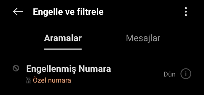Gizli numara engelleme butonu kapalı olmasına rağmen aramalar neden hala engelleniyor?