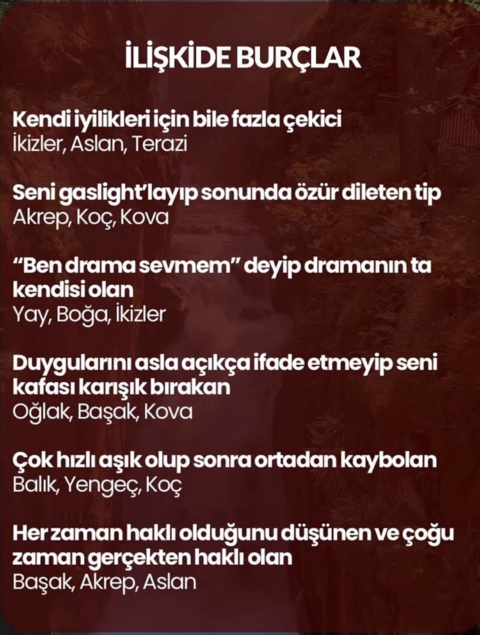 İlişkide Burçlar siz ilişkide nasılsınız?