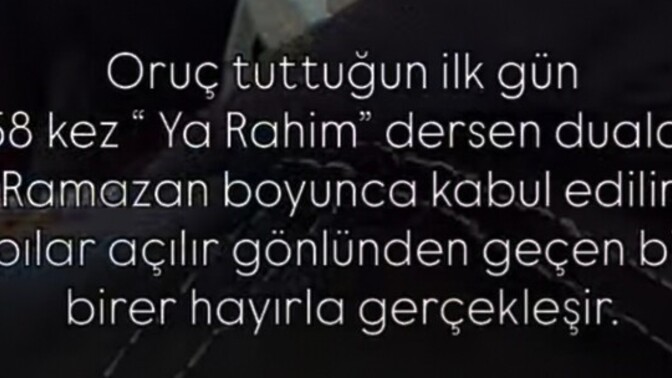 Bu mübarek ayda hangi dualar, zikirler, esmalara ağırlık verilmeli?