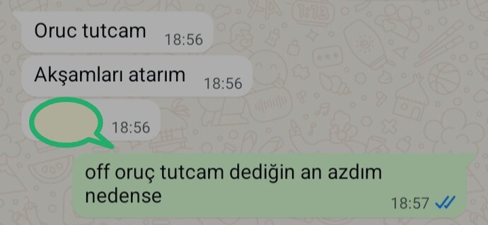 Sevgilinizin oruç tutmadığını öğrenseniz, ondan ayrılır mısınız?