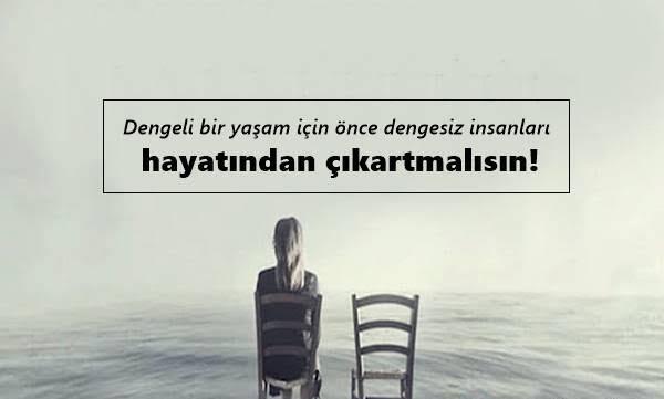 Dengesiz kişilere karşı tavrınız nasıl olur?