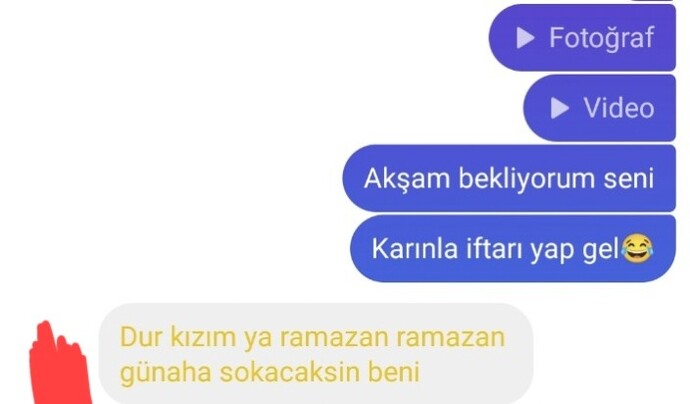 Aramıza ramazan ayının girdiği adamla aramızdaki bağ?