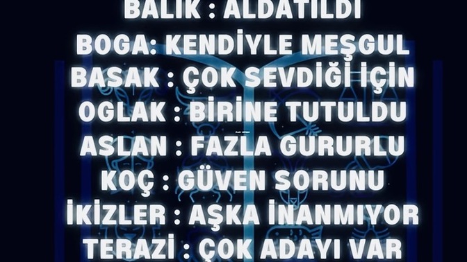Burçlara göre neden hala bekarsın 😛?