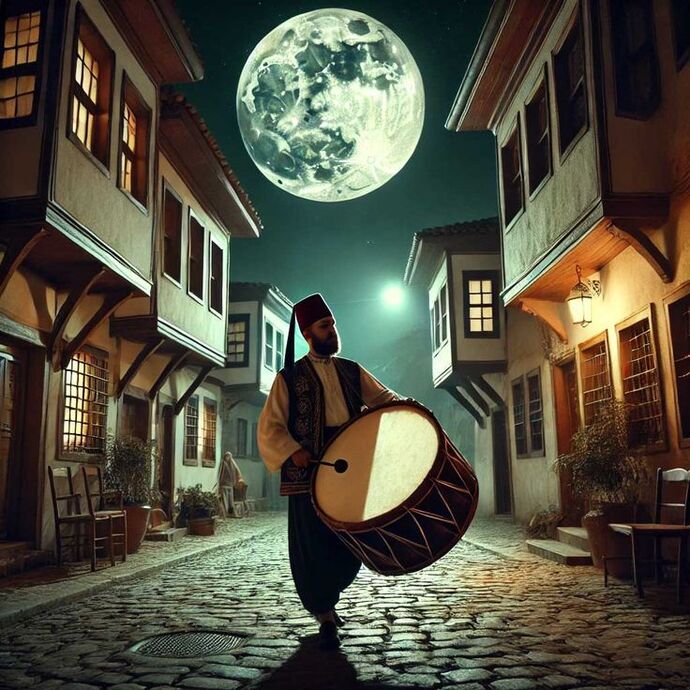 Sizin evin oradan ramazan davulcusu geçiyor mu?