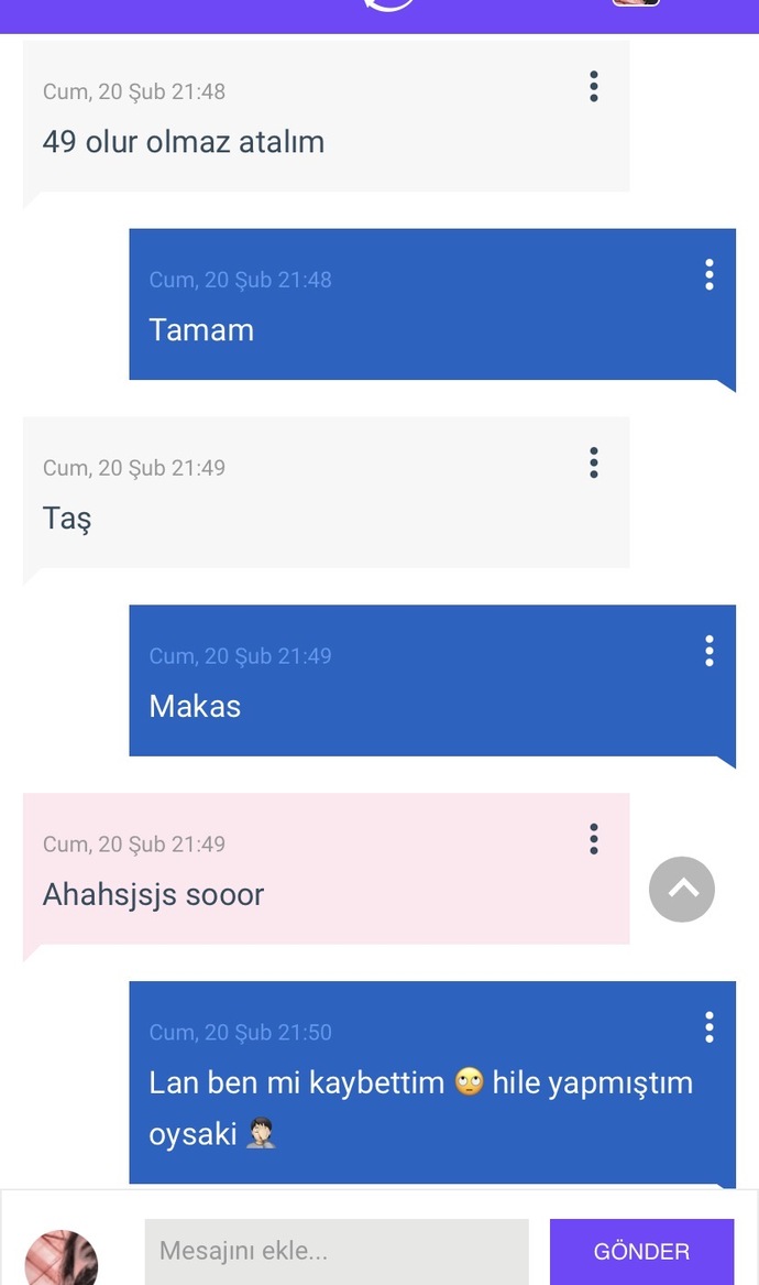 Angeblanc ile sizinle iftar yapar mıydık söyleyeyim mi?