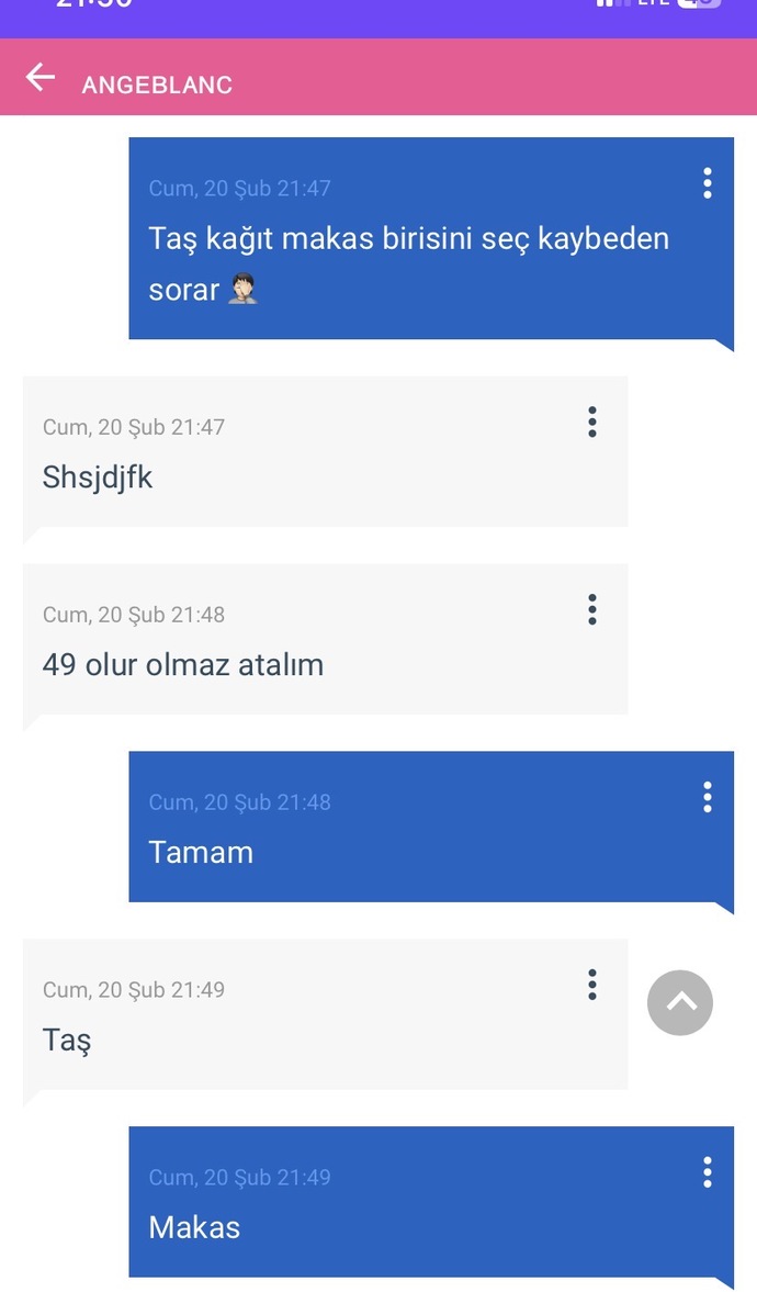 Angeblanc ile sizinle iftar yapar mıydık söyleyeyim mi?
