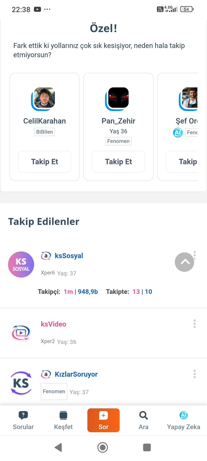 Bu sitede herkesi takip ediyor musunuz yoksa sadece konuşabildiklerinizi mi?