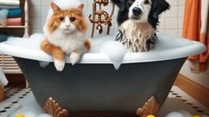 Evcil hayvanlarınızı banyo yaptırıyor musunuz?