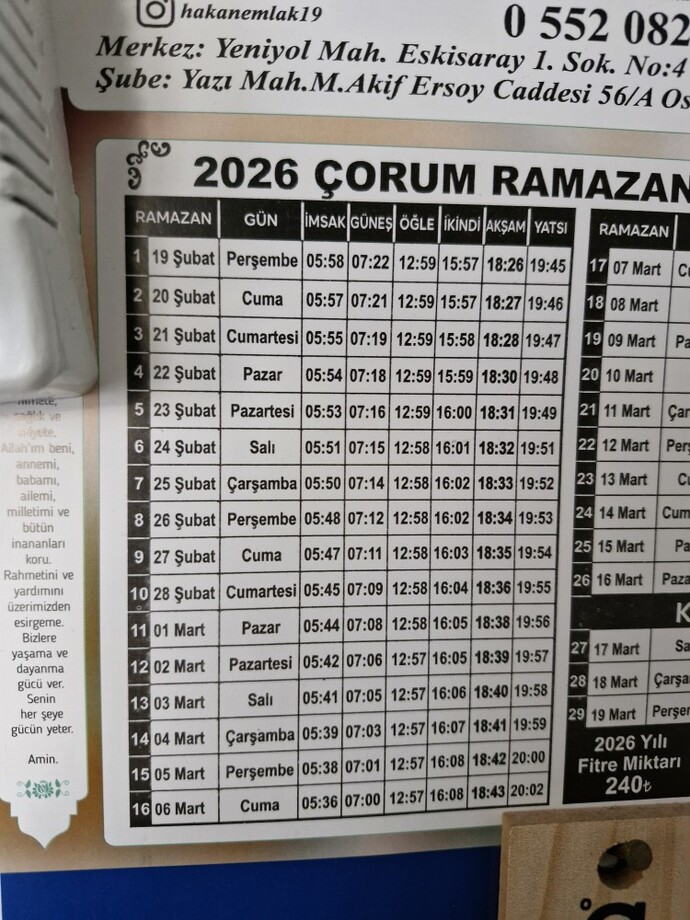 Ramazan’da imsakiye mi kullanıyorsunuz yoksa ezan saatlerini telefondan mı takip ediyorsunuz?