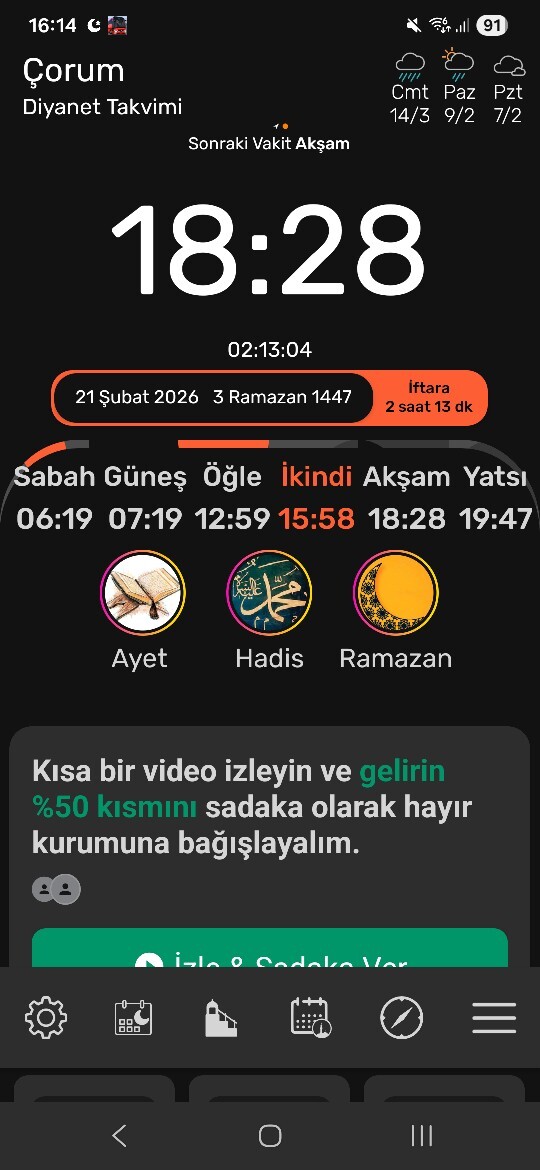 Ramazan’da imsakiye mi kullanıyorsunuz yoksa ezan saatlerini telefondan mı takip ediyorsunuz?