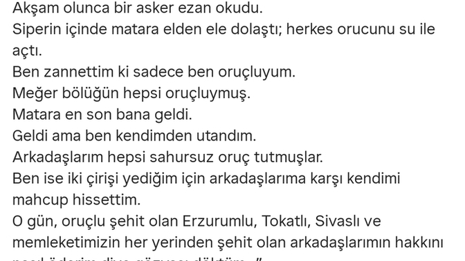 Oruç tutmak zor geliyor mu?