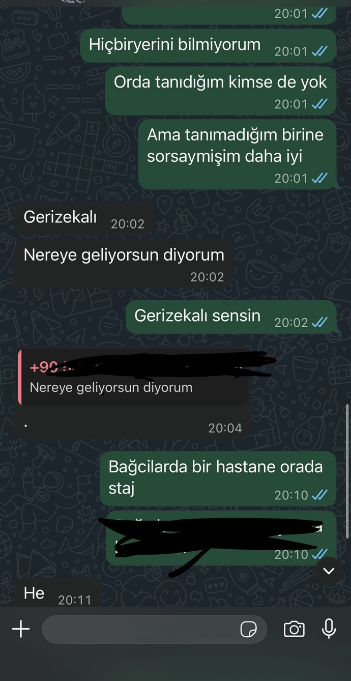 Eski sevgilim çok umursamaz değil mi?