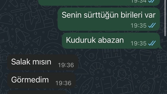 Eski sevgilim çok umursamaz değil mi?