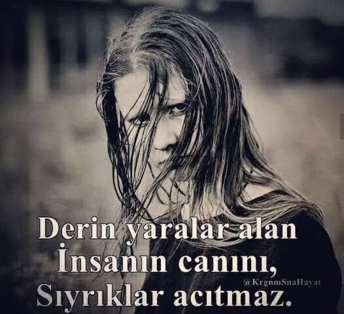 Derin yaralarınız var mı kapanmayan?