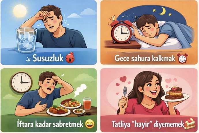 Ramazan’da en zorlandığınız şey hangisi?